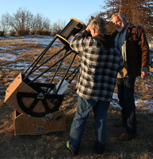 Rick and Bob check collimation