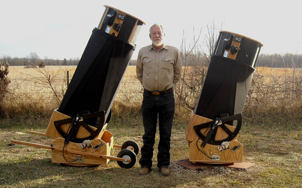 Rick and the 20in MX and FX telescopes