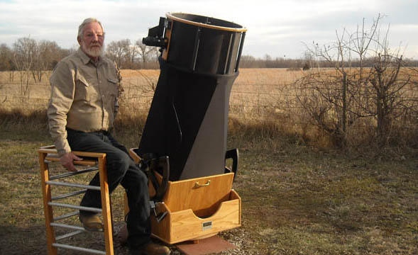 Rick and the 20in MX telescope